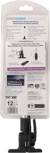 Vista 7 de Attwood 5557-P12A7 Luz de poste LED plegable de 12 pulgadas