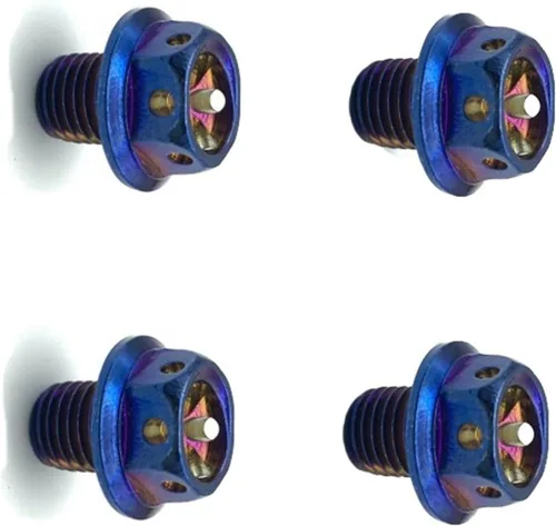 Vista 2 de TCHAU Kits de carrocería 4 piezas universales M10 Espejo Blanking Plugs Tornillo para Yamaha X-Max 300 FZ09 MT09 FJ-09/XSR900 MT-10 MT-125 MT-25