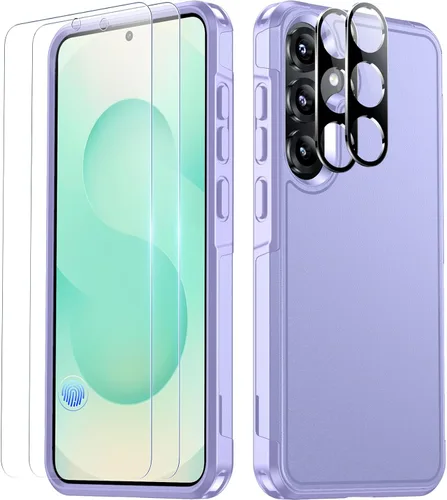 Vista 37 de SPIDERCASE Funda diseñada para Samsung Galaxy S25, [protección contra caídas de grado militar de 10 pies], paquete de 2