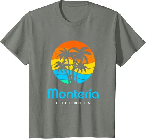 Vista 72 de Camiseta Montería Colombia, Negro