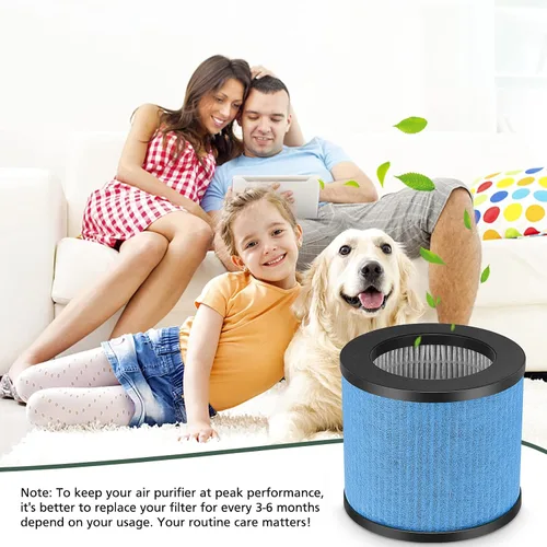 Vista 8 de TPAP002 Filtro de repuesto 3 en 1 actualizado compatible con TOPPIN TPAP002 Purificador de aire Comfy Air C1, parte #TPFF002, paquete de 2