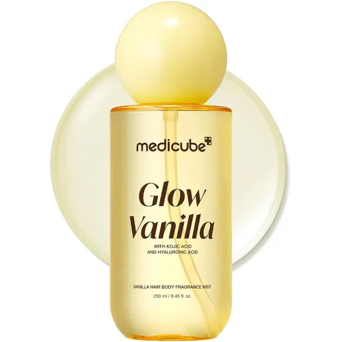 Vista 9 de medicube Bruma de fragancia Glow Vanilla para cabello y cuerpo, 3.38 onzas