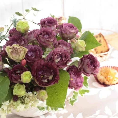 Vista 7 de Eden Brothers Lisianthus Seeds - Rosanne Green (F1)