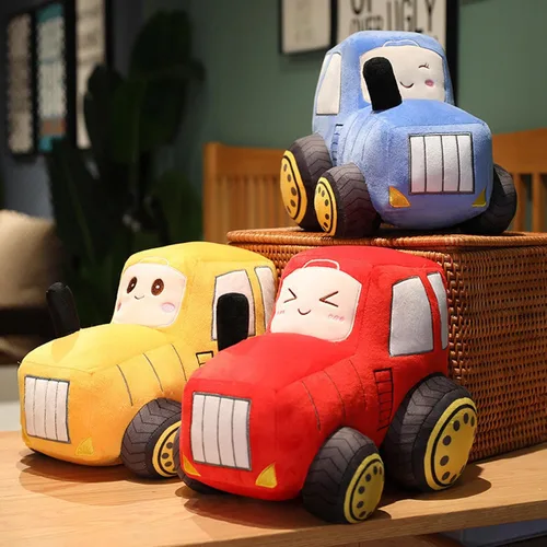 Vista 9 de Almohada de tractor 3D HuggingTractor de peluche para tractor, juguetes de animales de peluche, almohada de tractor, cojín de sofá, regalo