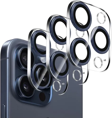Vista 41 de Dengduoduo Paquete de 3 protectores de lente de cámara de vidrio templado para iPhone 15 de 6.1 pulgadas y para iPhone 15 Plus de 6.7 pulgadas