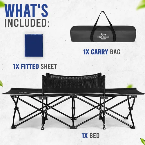 Vista 6 de Cama de Cuna para Niños Pequeños: Cuna Plegable Portátil para Viajes, Camping y para Niños, Ideal para Exteriores y Huéspedes Jóvenes en Casa. Cama