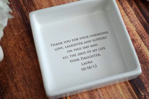 Vista 4 de Personalized Mother's Day Gift, Mother's Day Present, Mom Gift, Mom Wedding Gifts - First My Mom, Forever My Friend- Square Keepsake Box