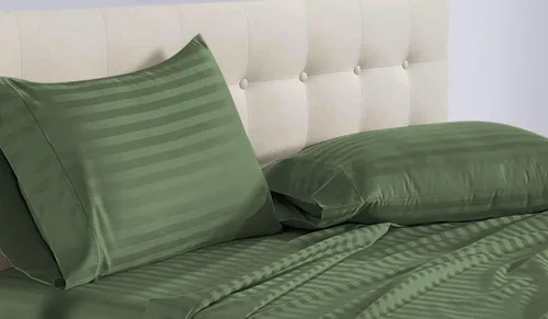 Vista 58 de Epic Cotton 100% algodón egipcio, juego de sábanas de 4 piezas de cama de agua sin adjuntar de 1000 hilos, tamaño Queen, bolsillo profundo de 15