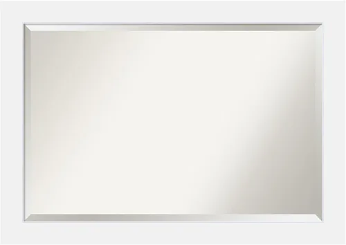 Vista 15 de Amanti Art Espejo de baño de madera, espejo de pared negro Corvino para usar como espejo de tocador de baño sobre el fregadero (35 x 45 pulgadas)