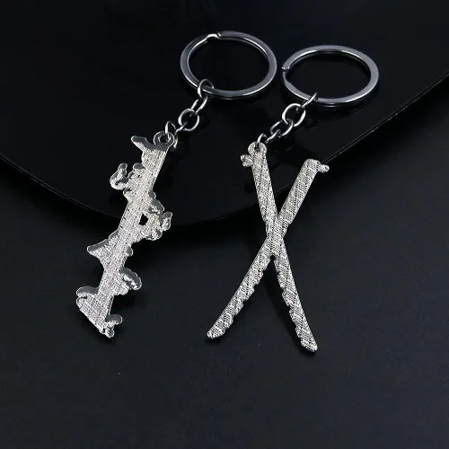 Vista 8 de SONGCHANGJEWELRY Anime Slayer Sword Keychains - Kimetsu No Yaiba Tanjiro Sword Keychains - Cosplay Accessories For Men Women