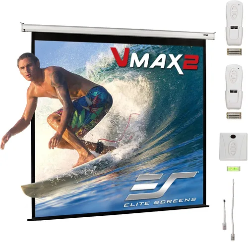 Vista 11 de Elite Screens VMAX 3 125" 16:9 Pantalla de proyector motorizada VMAX125UWH3 Negro