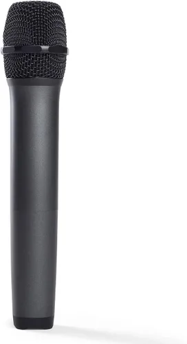 Vista 3 de JBL Sistema inalámbrico de dos micrófonos con receptor de doble canal, negro