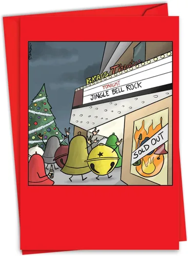 Vista 10 de NobleWorks Tarjeta de felicitación de Navidad histérica con sobre de 5 x 7 pulgadas (1 tarjeta) Merry Christmas Holiday Im Sorry Timmy 1603