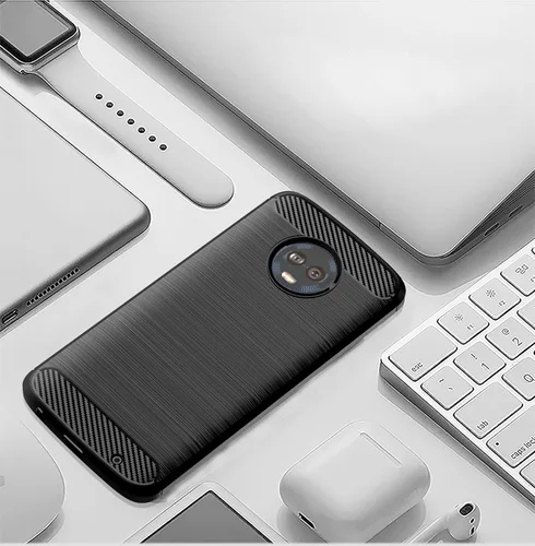 Vista 7 de Asuwish Funda compatible con Moto G6 Plus y protector de pantalla de vidrio templado, accesorios de celda, fundas de silicona para Motorola G6+