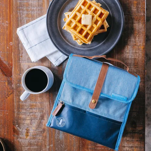 Vista 4 de Arctic Zone Heathered Eco Lunch Sack - Bolsa de almuerzo - Azul