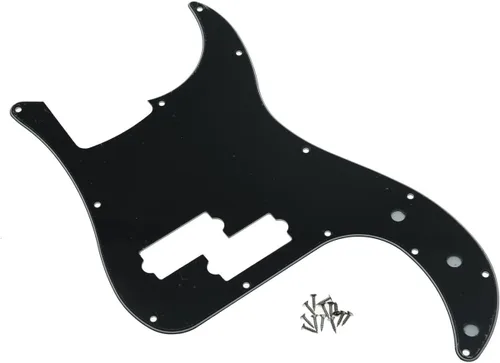 Vista 17 de KAISH Golpeador de 13 agujeros estilo P Bass, placa de rasguño PB para bajo Precision P Bass de USA/México con perla de abulón