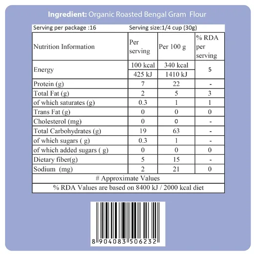 Vista 2 de 24 Mantra Organic Sattu Atta (17.64 oz)