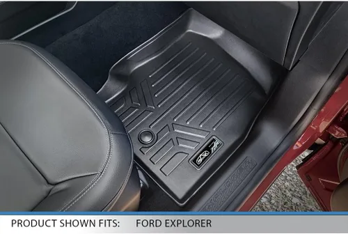 Vista 3 de SMARTLINER Juego de alfombrillas personalizadas de 3 filas compatibles con Ford Explorer 2020-2023 Ford Explorer 2022 - 2025