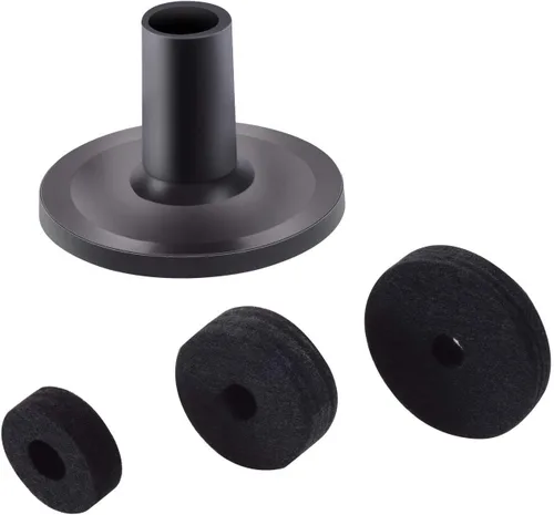 Vista 5 de (21 piezas) Accesorios de repuesto para platillo, fieltros de platillo, copa de fieltro de embrague de alta gorra, fundas de platillo de fieltro