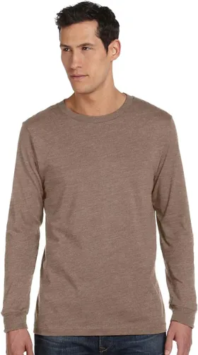 Vista 42 de Canvas Filmore 3501 - Camiseta de 4.2 onzas para hombre manga larga (1) Ceniza + (1) Jaspeado atlético
