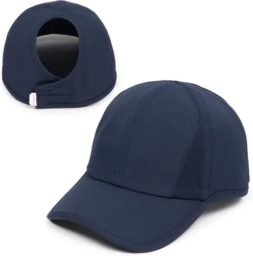 Vista 18 de Ponyflo Gorra de béisbol con coleta para mujer - Gorras con coleta para mujer, gorra con coleta para cabello rizado, gorra de béisbol para mujer