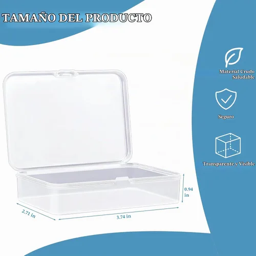 Vista 5 de Kitoyz Juego de cartas de plástico transparente, caja de almacenamiento de tarjetas de acrílico compatible con fundas coleccionables para tarjetas