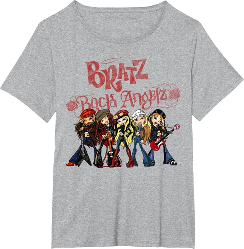 Vista 40 de Bratz Camiseta Rock Angelz Group Shot Negro