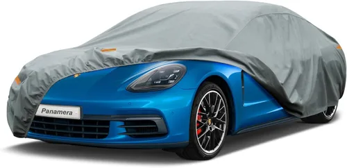Vista 145 de Kayme Funda de Coche de Servicio Pesado Impermeable para Todo Tipo de Clima, Ajuste Personalizado para Tesla Model S, Cubierta Exterior Completa