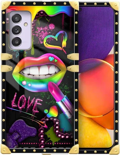 Vista 52 de Funda compatible con Samsung Galaxy A03S 4G, TPU suave de lujo y parte trasera de policarbonato duro para niñas y mujeres, funda protectora a prueba
