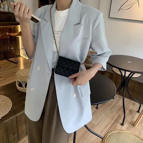 Vista 6 de Riñonera para mujer, mini bolsa cruzada Y2K, accesorios para cinturón para mujer, a la moda, Negro