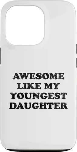 Vista 10 de Awesome Like My Youngest Daughter Funny for Mom Dad Parent Case for iPhone 16
