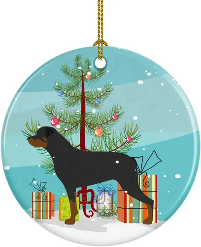 Vista 92 de Caroline's Treasures Cavalier King Charles Spaniel - Adorno de cerámica para árbol de Navidad, decoración colgante para el hogar, Navidad, fiestas
