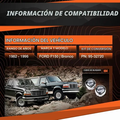 Vista 2 de Mile Marker 104 Equipo de bujes manual superior