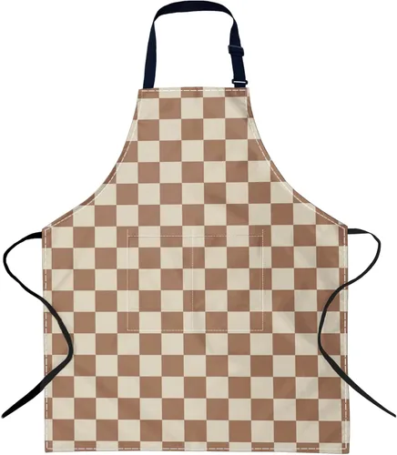 Vista 9 de Delantal ajustable con bolsillo para hombres y mujeres, delantales impermeables, regalos para cocina, hornear, chef, pintura, jardinería