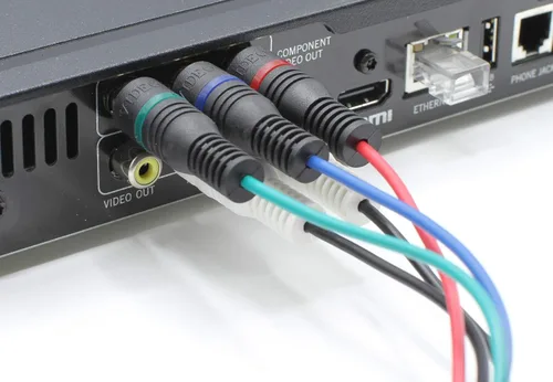 Vista 6 de THE CIMPLE CO Cable de audio y video componente RCA de 5 partes de 6 pies – Cable de TV componente YPbPr con compuesto de audio para 480i, 480p