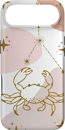 Vista 27 de Cancer Celestial Zodiac Sign Constellation Pastel Aesthetic Case for iPhone 17