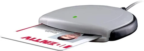 Vista 2 de Identiv SCR3310v2.0 Lector USB de tarjetas inteligentes