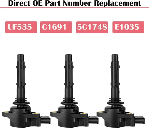 Vista 3 de Juego de 6 bobinas de encendido para Mercedes Benz E350 ML350 R350 C230 C280 C300 C350 SLK K350 CLK350 3.5 V6 Bobinas de encendido Bujías UF535
