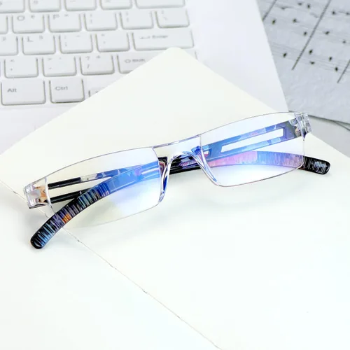 Vista 5 de VisionGlobal 2 pares de anteojos de lectura, anteojos con filtro de luz azul, anteojos de lectura para computadora para mujeres y hombres, marco
