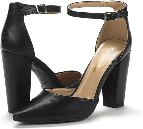 Vista 3 de Dream Pairs Coco - Zapatos de tacón alto puntiagudos, para mujer