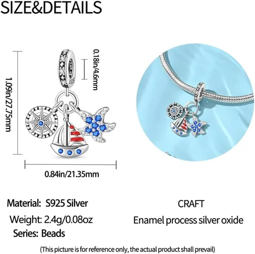 Vista 133 de LNQOBU Happy Life - Colgante para pulseras de abalorios, plata de ley 925 para mujer (con un espaciador de cuentas)