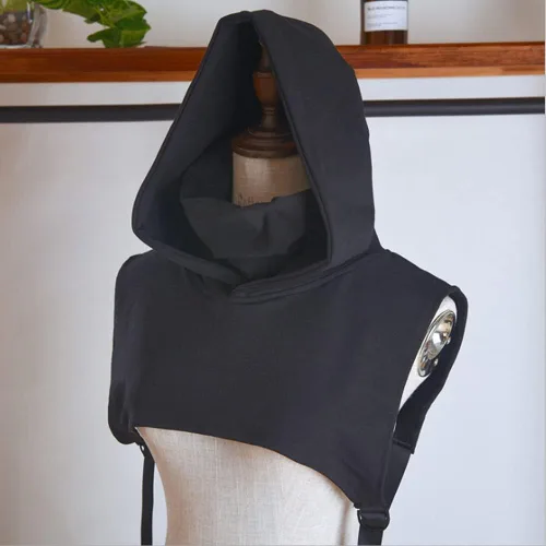 Vista 3 de Elegtiskas Cuello falso desmontable con capucha cuello alto Dickey para mujeres y niñas