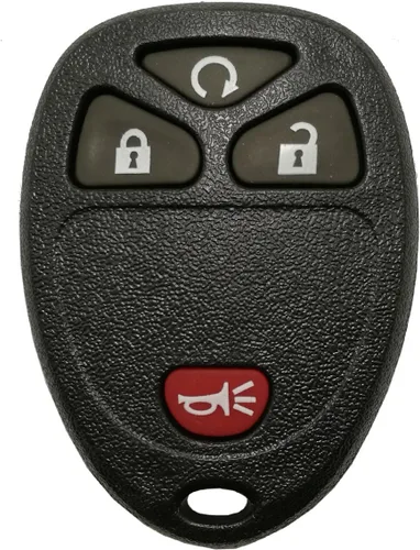 Vista 2 de Funda de repuesto para llavero de automóvil GM GMC Chevrolet Chevy Buick de 4 botones, cubierta de almohadilla de entrada sin llave, carcasa
