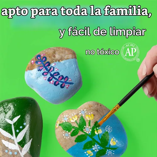 Vista 8 de Apple Barrel Pintura acrílica, negro (paquete de 3) 2 onzas, 21985EA (paquete de 3)