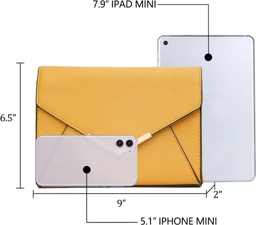 Vista 6 de KKXIU Elegante bolso de mano de piel sintética para mujer, bolso de mano plegable para fiesta, boda, baile de graduación