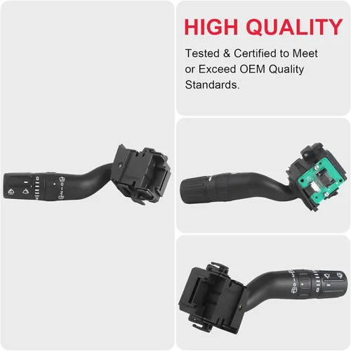 Vista 5 de Interruptor de Limpiaparabrisas Compatible con Ford - 2011-2019 Explorer, 2011-2015 Edge, 2013-2018 Police Interceptor Utility, 2011-2017 Lincoln