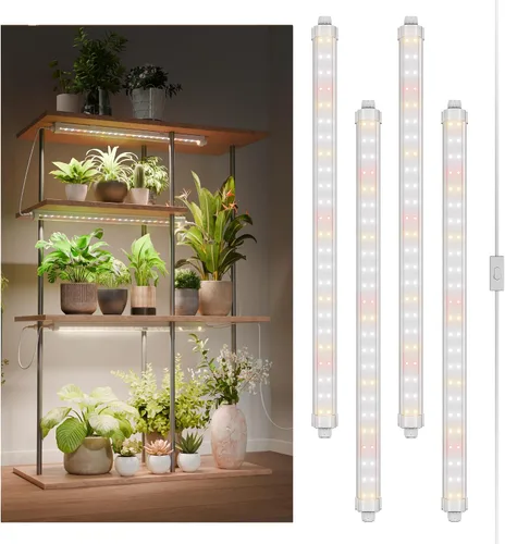 Vista 2 de Spider Farmer Luces LED de cultivo de 1 pie para plantas de interior, espectro completo (3000 K+5000 K+660 nm), 40 W