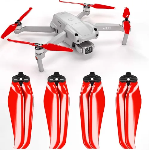 Vista 7 de Master Airscrew Hélices Stealth para DJI Air 2S y Mavic Air 2 - Negro, 4 uds