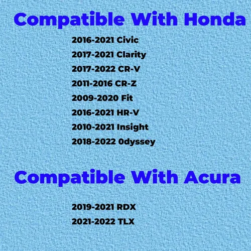 Vista 2 de CF11182 Filtro de aire de cabina con carbón activado para Honda Civic, Clarity, CR-V CRV, CR-Z CRZ, Fit, HR-V HRV, Insight, Odyssey y RDX, TLX