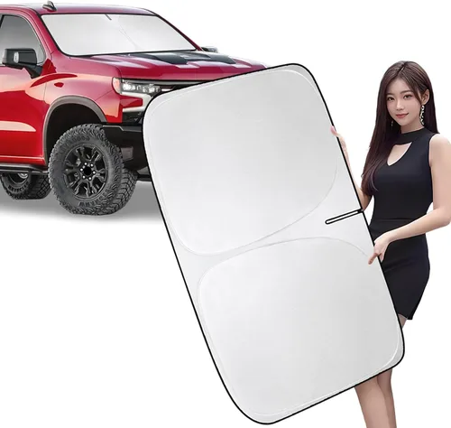 Vista 14 de Parasol para parabrisas de automóvil para bloquear los rayos UV, protector de visera solar, parasol para ventana delantera compatible con Bronco 2/4